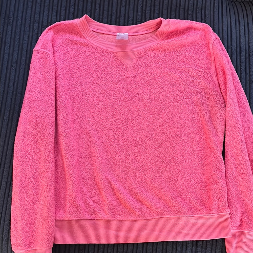 No Boundaries Pink Fleece Pullover